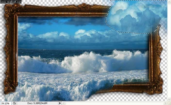 Creation of blue wonder: Step 2